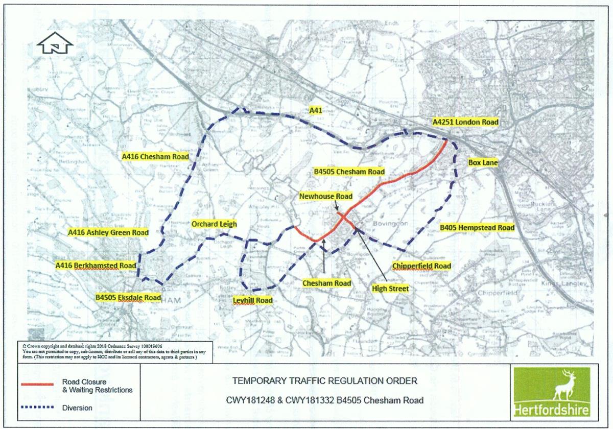 chelsham road map